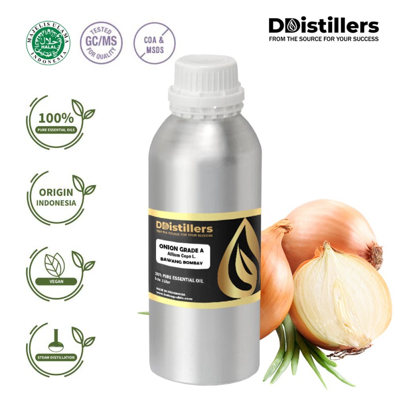 Onion / Bawang Bombay Grade A Essential Oil Pure 100% | Allium Cepa L.